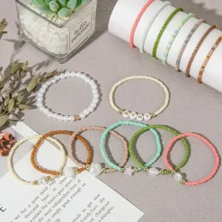 6500 PCS 3mm Seed Beads Bracelet Making Kit – 24 Colors Glass Beads Set with Elastic Cord & Jewelry Findings for DIY Jewelry, Friendship Bracelets, Earrings, Necklace Making & Craft Projects