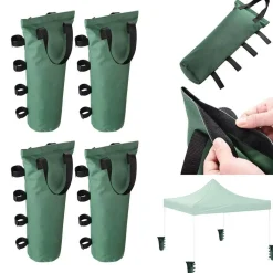 4 Pcs 18" Monoshock Weight Sand Bag 600D Oxford Fabric for Outdoor Pop Up Canopy Tent Shelter Garden