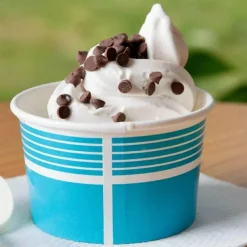 100 Pcs 6oz Ice Cream Sundae Paper Dessert Cups