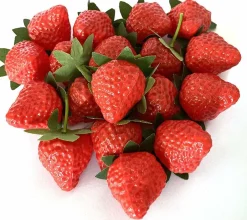18PCS Plastic Artificial Red Strawberries