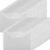 30pcs Plastic Envelopes (Clear White) 12.79 in x 9.3 in Inches