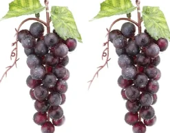 2PCS Purple Grapes - Fake Fruit