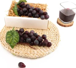 2PCS Purple Grapes - Fake Fruit