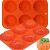 2 Pcs Silicone 3D Pumpkin Cake Mold
