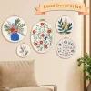 8 Pcs 8 Sizes Round+Oval Embroidery Hoops Set,8cm to 26cm with 1 pcs Screwdriver