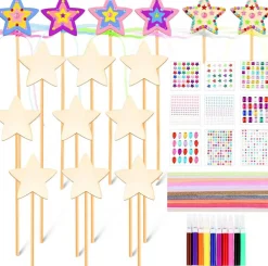 57 Pcs Star Princess Fairy Wands Craft Kits