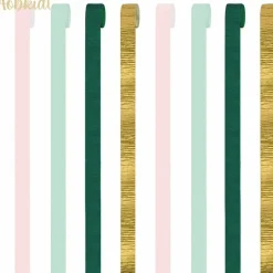 8 pcs Streamers Party Decorations for Wedding(Sage Pink)