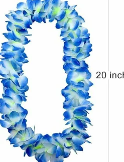 4 pcs Thickened Summer Hawaiian Leis, Perfect Luau Party Supplies for Summer Beach Vacations, Essential Party Decorations (4, 4 Color)