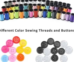 172pcs Travel Sewing Kit, Premium Sewing Supplies Professional Sew Kits