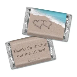 68 Pcs Wedding Candy Hershey's Chocolate Party Favors by Just Candy (20oz) - Beach