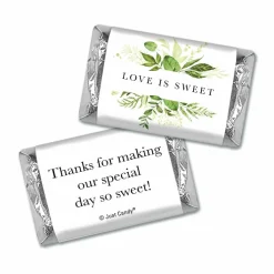 68 Pcs Wedding Candy Hershey's Chocolate Party Favors by Just Candy (20oz) - Botanical