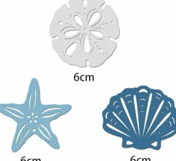 36 Pcs Wooden Starfish & Seashell Ornaments Set – Ocean Themed Beach Christmas Tree Hanging Decor for DIY Crafts, Home & Holiday Decoration