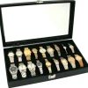 2Pc 18 Watch Glass Top Display Cases