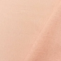 Peach Linen Solid Woven Fabric By the Yard