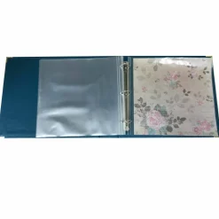 Peacock Blue Faux Leather D-Ring Scrapbook Album by Recollections®