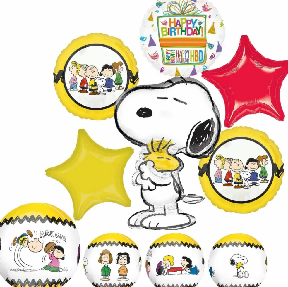 Peanuts® Foil Balloon Birthday Bouquet