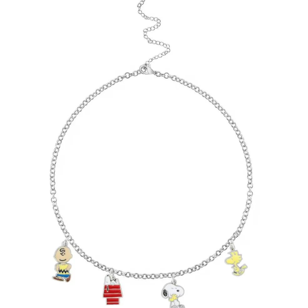 Peanuts® Snoopy & Charlie Brown 4-Piece Enamel Charm Set