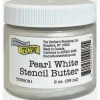 Pearl White 2oz Stencil Butter - The Crafter's Workshop