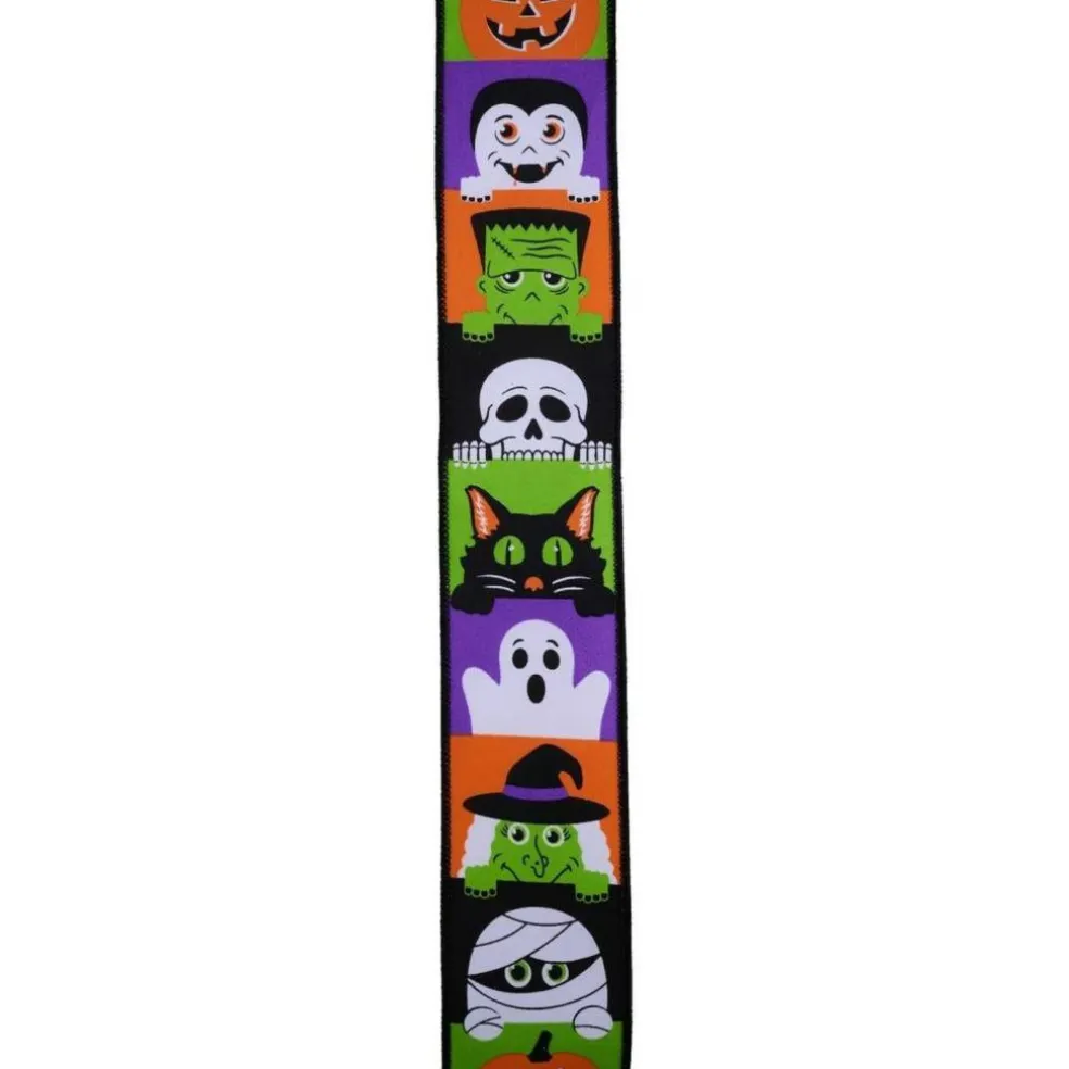2.5" Peek A Boo Ribbon: White (10 Yards)