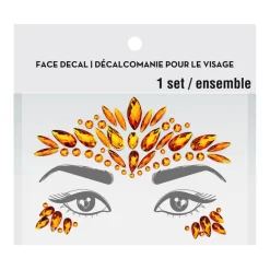Peel & Stick Jewel Face Decal Set
