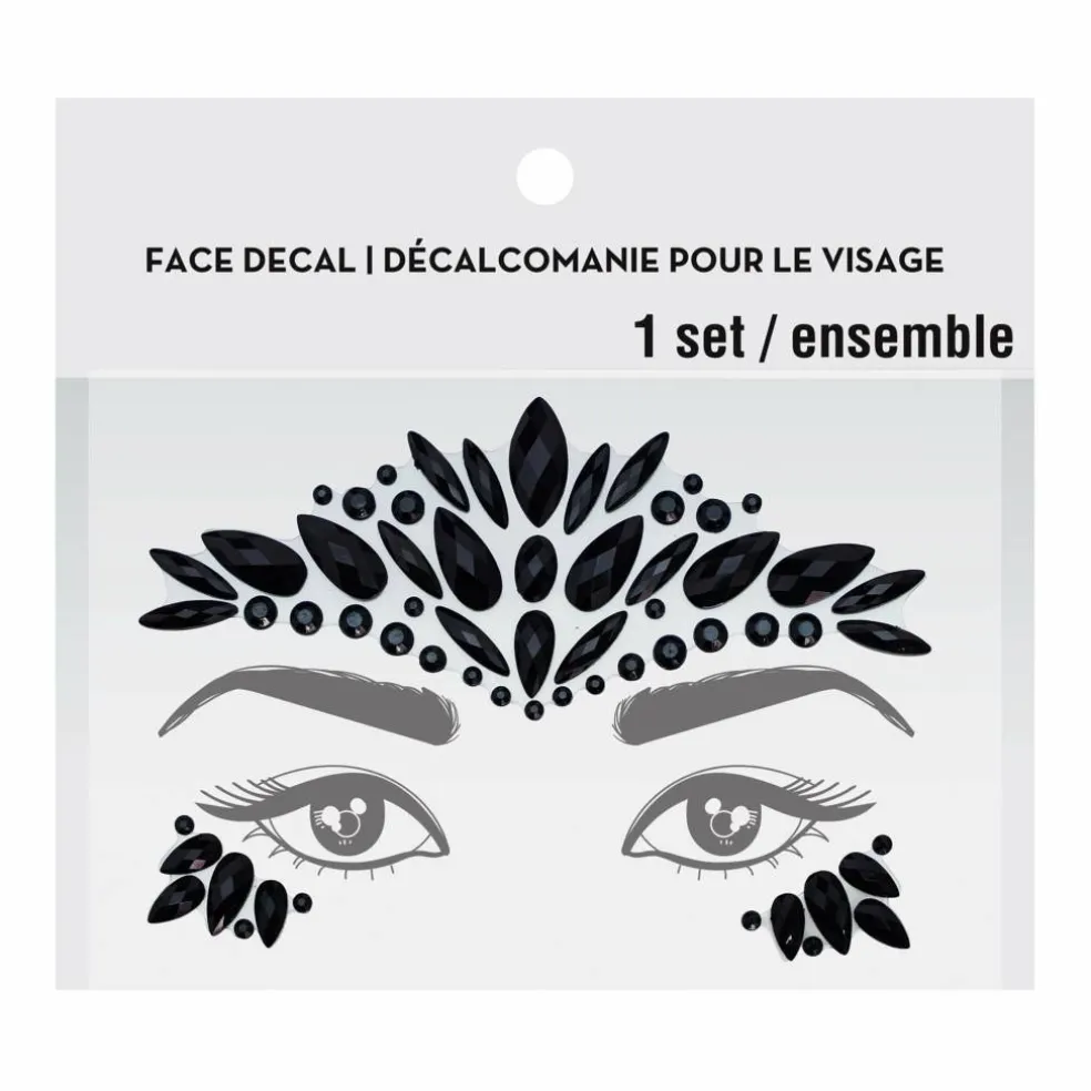 Peel & Stick Jewel Face Decal Set