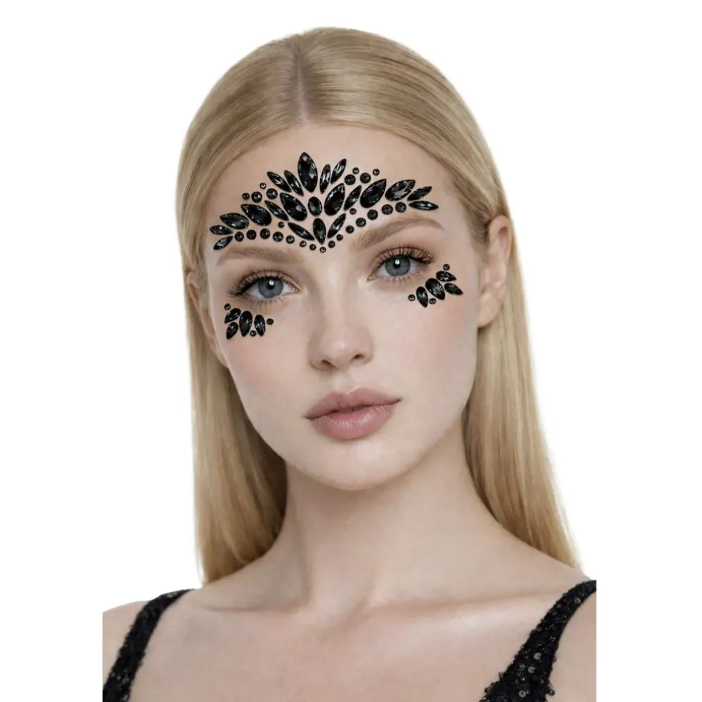 Peel & Stick Jewel Face Decal Set