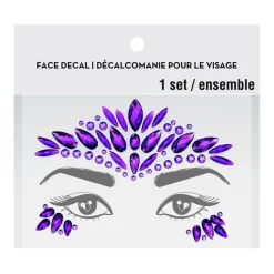 Peel & Stick Jewel Face Decal Set