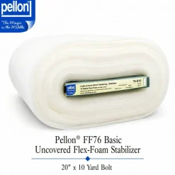 Pellon® FF76 Basic Uncovered Flex-Foam Stabilizer – 20" x 10 Yard Bolt – Natural