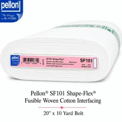 Pellon® SF101 Shape-Flex® Fusible Woven Cotton Interfacing – 20