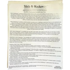 Pellon® Stick-N-Washaway™ 542S 8.5" x 11" White Embroidery Stabilizer Sheets, 5ct.