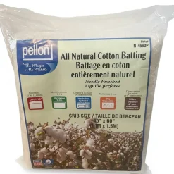 PellonĀ® 45" x 60" Crib Size All-Natural Cotton Batting