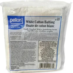 Pellon® 90" x 108" Queen Size White Cotton Batting with Scrim