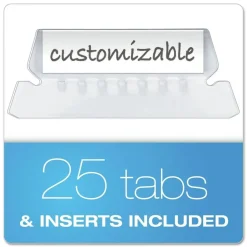 Pendaflex 1/5-Cut Tabs Letter Size Colored Hanging Folders - Gray (25/Box)