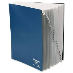 Pendaflex 31 Dividers Date Index Letter Size Expanding Desk File - Dark Blue
