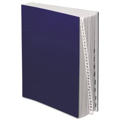 Pendaflex Letter Size 42 Dividers Month/Date Index Expanding Desk File - Dark Blue Cover