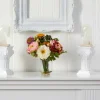 10" Peony Arrangement in Vase