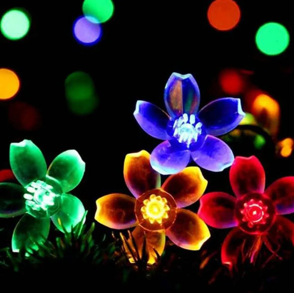 Perfect Holiday 50 LED Cherry Blossom Solar Light