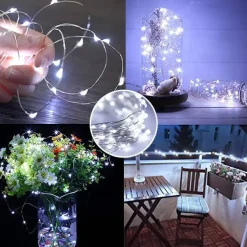 Perfect Holiday 30 LED Copper Fairy String Lights - Battery Operated