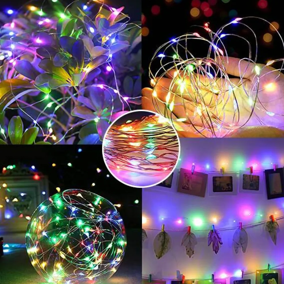 Perfect Holiday 30 LED Copper Fairy String Lights - Battery Operated