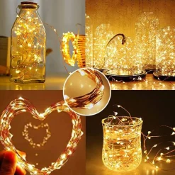 Perfect Holiday 30 LED Copper Fairy String Lights - Battery Operated