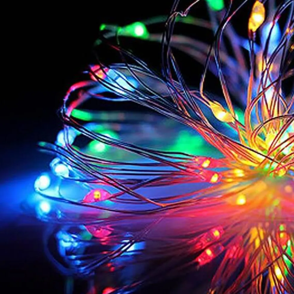 Perfect Holiday 30 LED Copper Fairy String Lights - Battery Operated