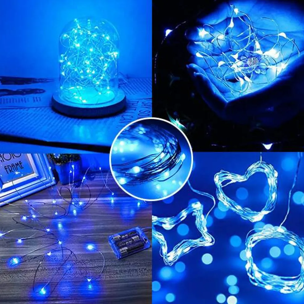 Perfect Holiday 30 LED Copper Fairy String Lights - Battery Operated