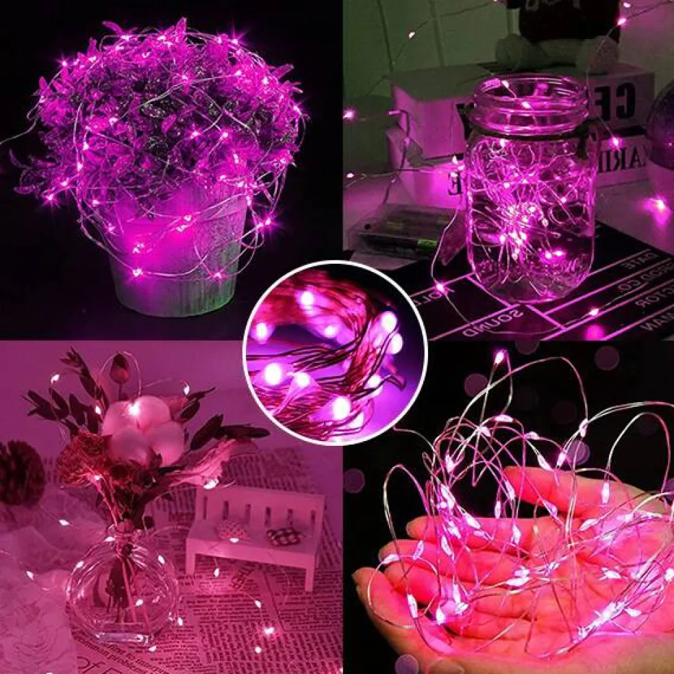 Perfect Holiday 30 LED Copper Fairy String Lights - Battery Operated