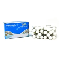 Perfect Holiday 50 LED String Light Bulb With Connector