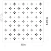 Petite Design Cookie & Craft Stencil | CM138 by Designer Stencils |