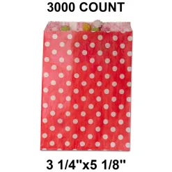 Petite Small Dots Bags Perfect for Small Items 3 1/4