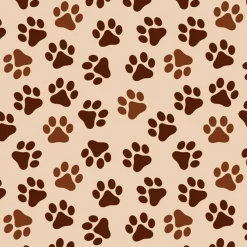 Pet Prints Flannel Fabric | By The Yard | Sewing and Crafting | 42 inches wide