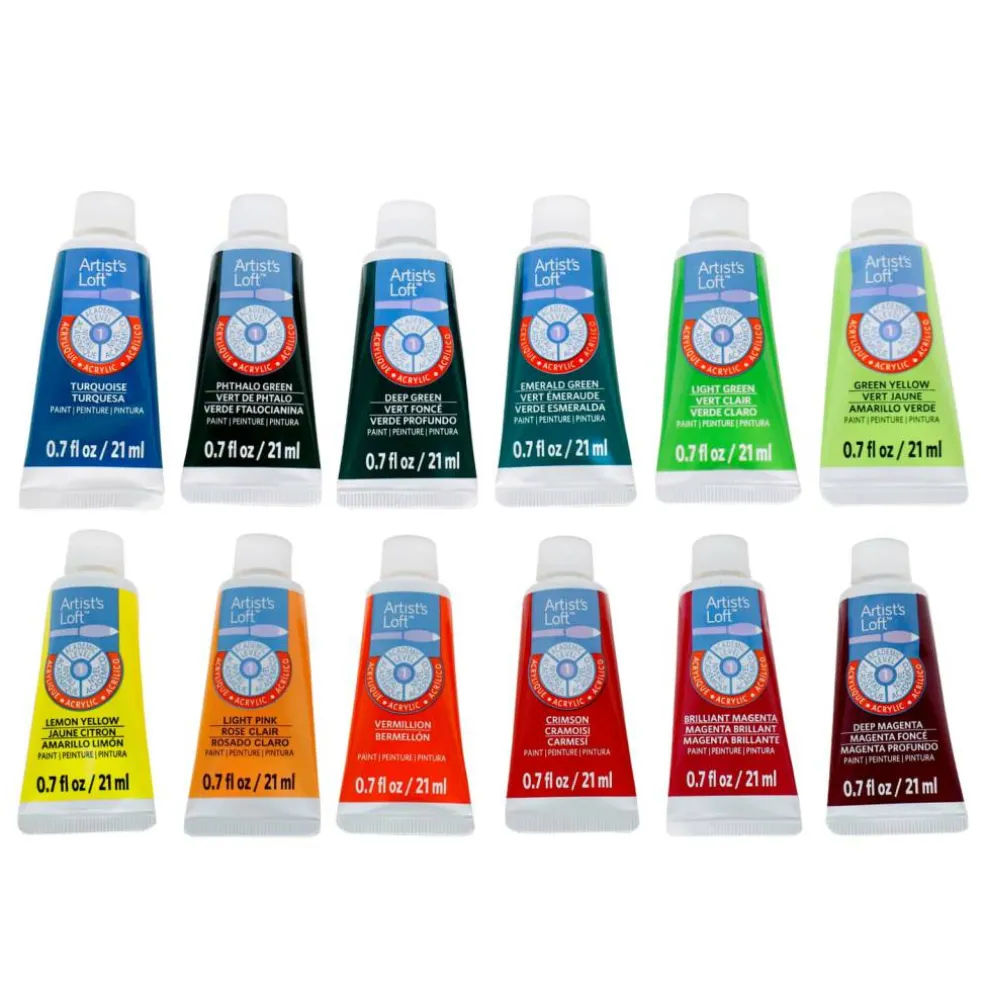 48 Piece Acrylic Paint Tube Set by Artist's Loft™