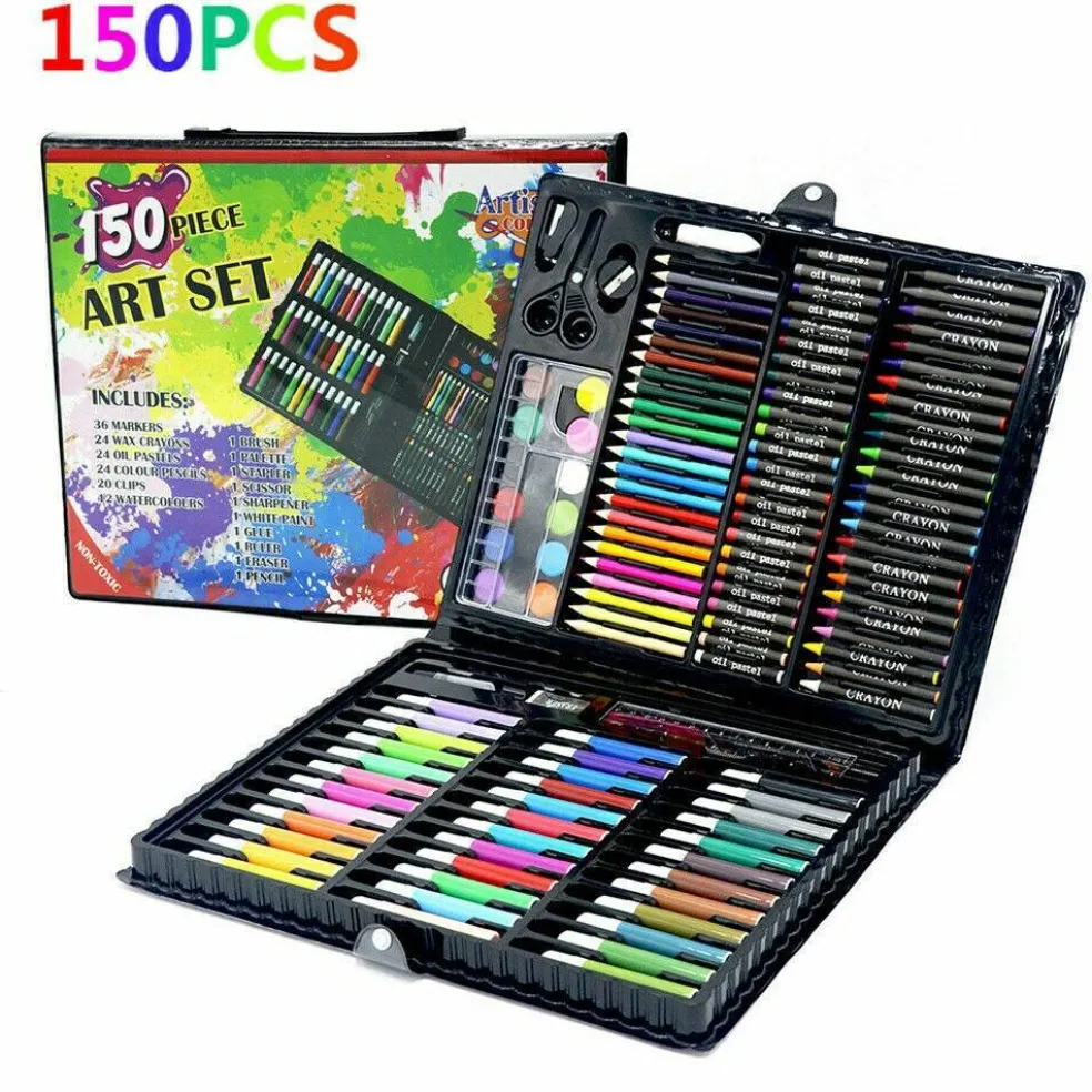 145/150 -Piece Art Drawing Set Kit