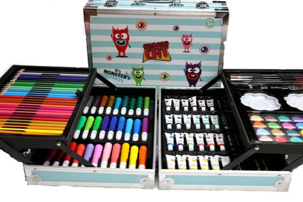 145/150 -Piece Art Drawing Set Kit